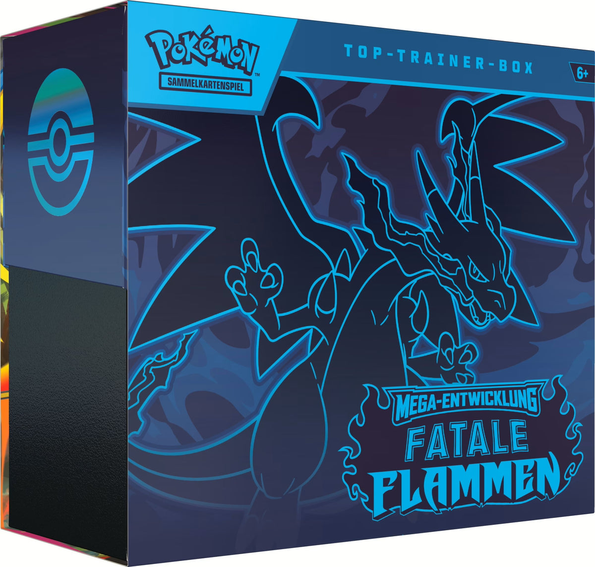 Pokémon-Sammelkartenspiel: Top-Trainer-Box Mega-Entwicklung – Fatale Flammen