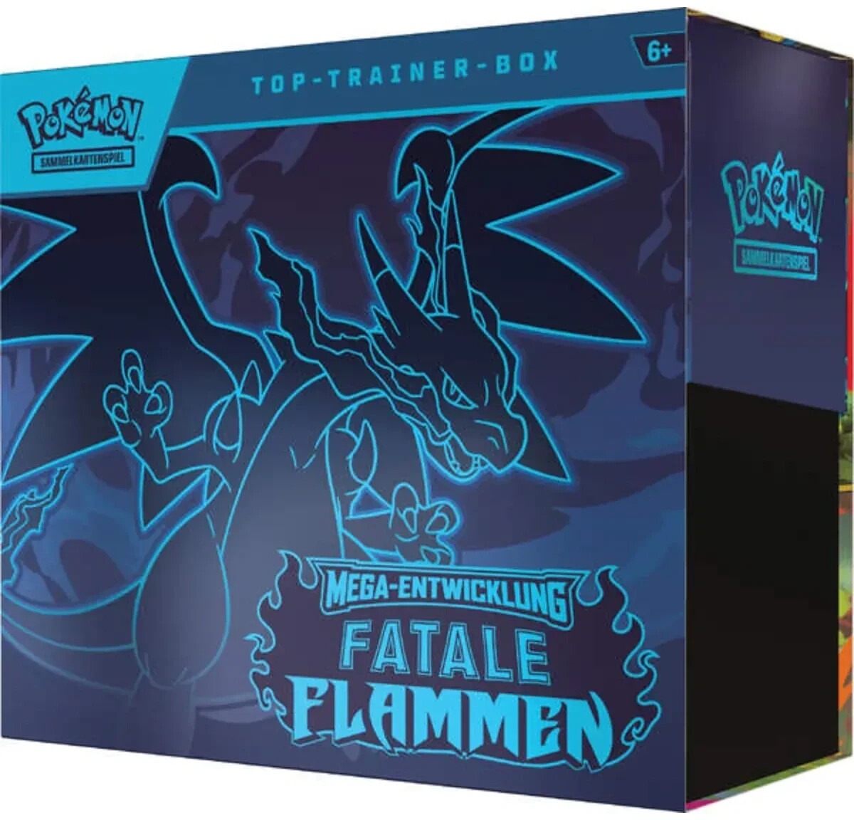 Pokémon-Sammelkartenspiel: Top-Trainer-Box Mega-Entwicklung – Fatale Flammen