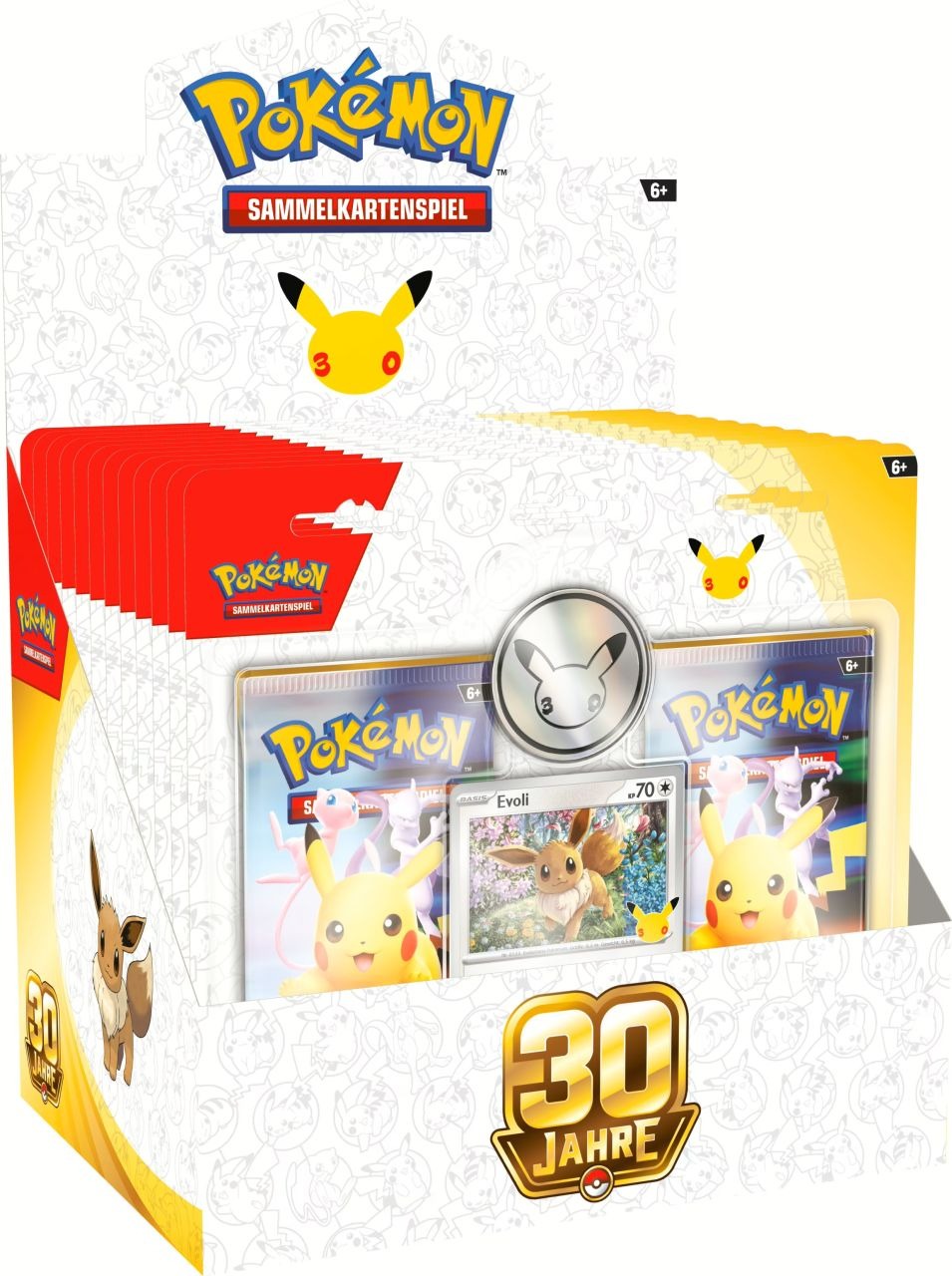 Pokémon Sammelkartenspiel: 30 Jahre 2er-Pack-Blister Evoli