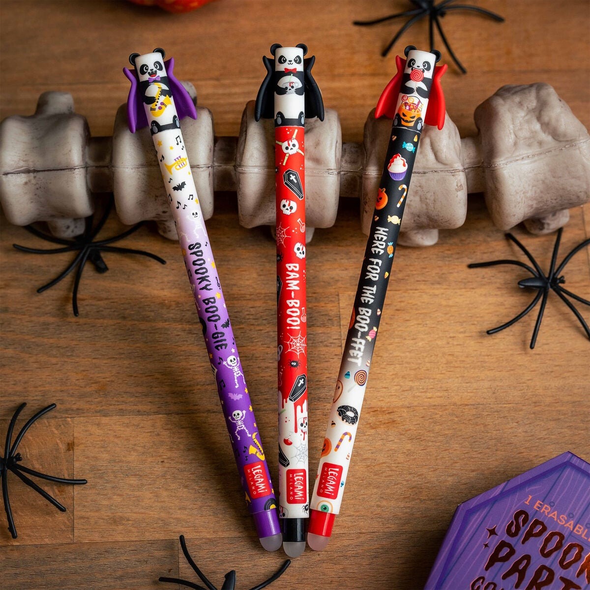 Legami Spooky Party – Glow in the Dark Radierbarer Kugelschreiber (Blind Box)