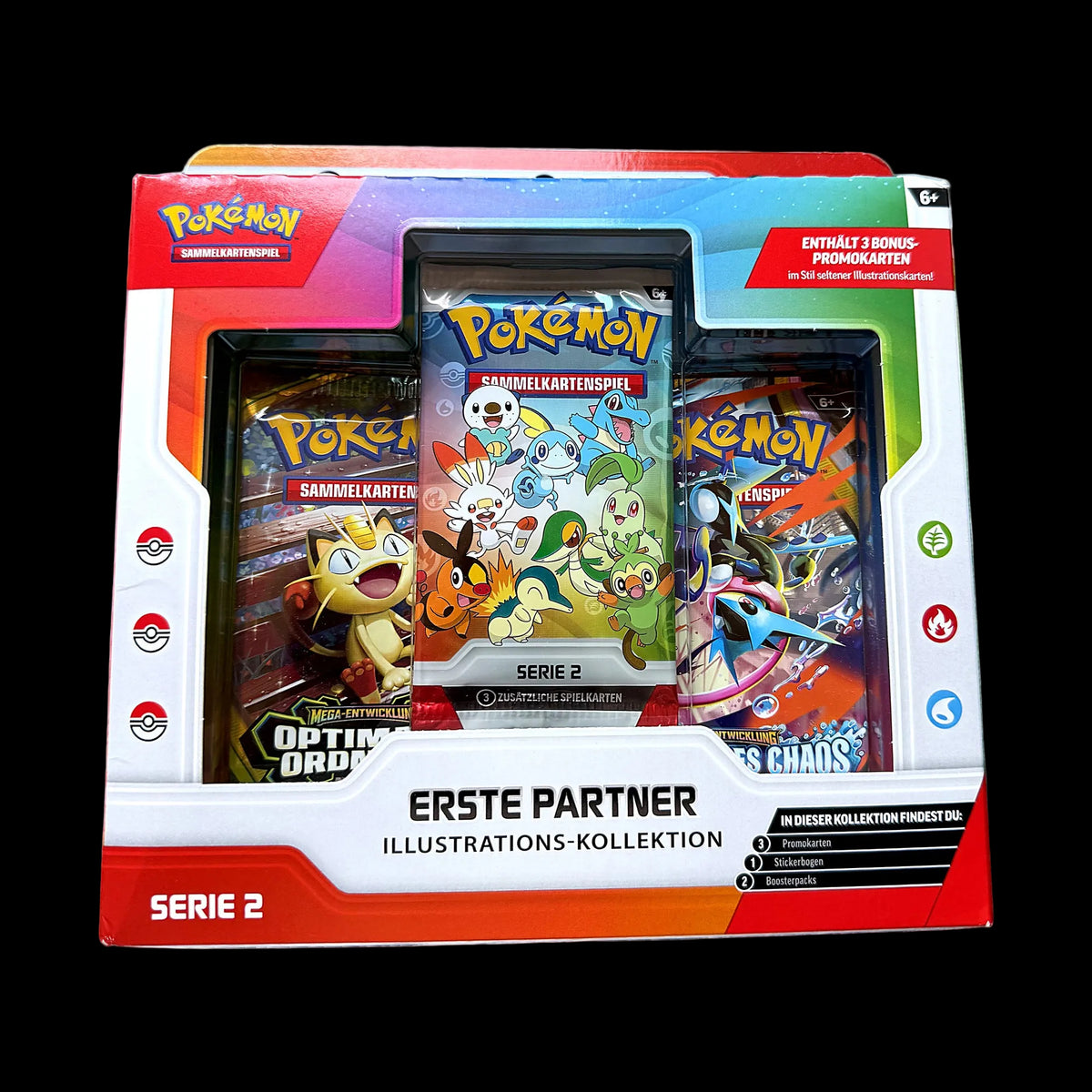 Pokémon Erste-Partner Illustrations-Kollektion Serie 2 Deutsch