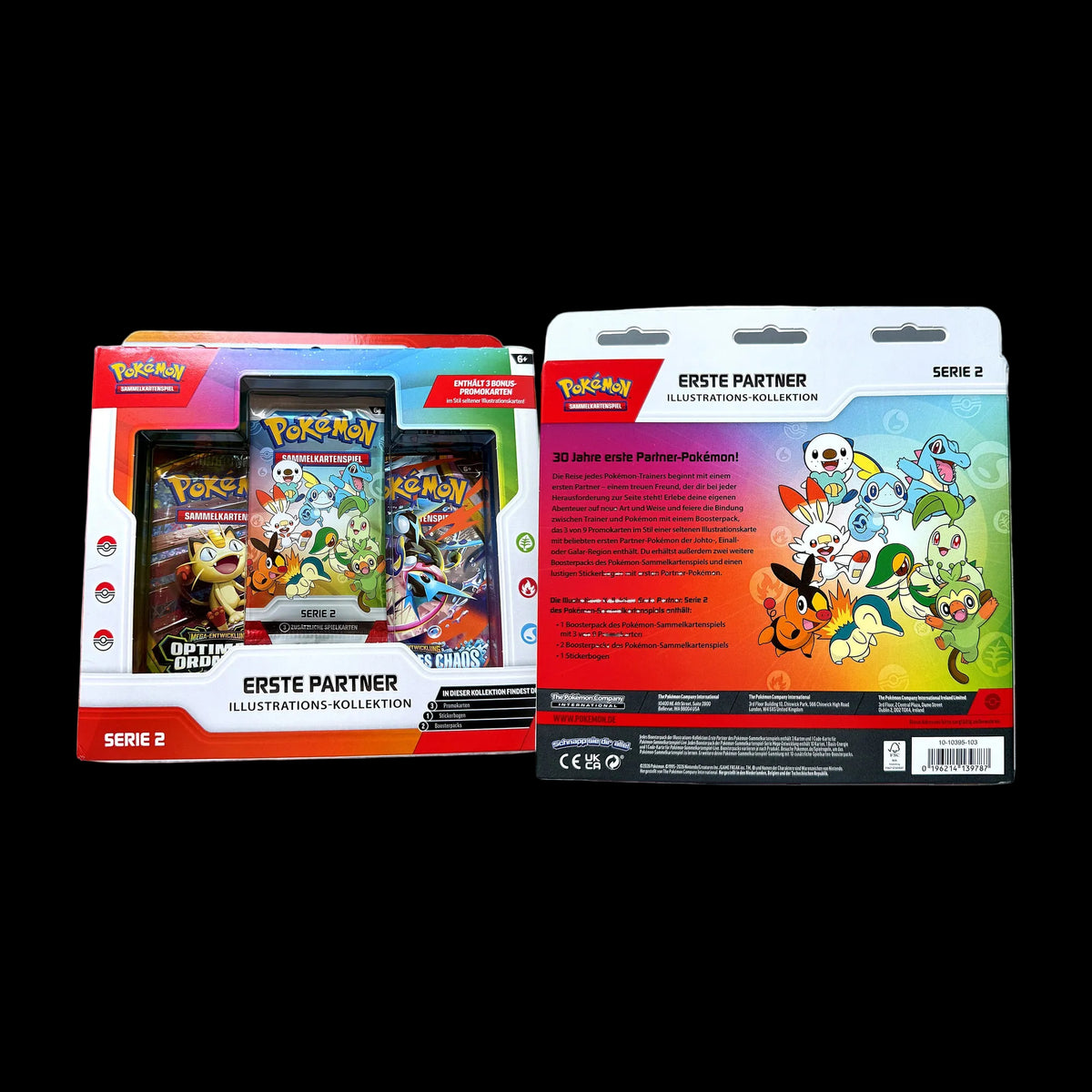 Pokémon Erste-Partner Illustrations-Kollektion Serie 2 Deutsch