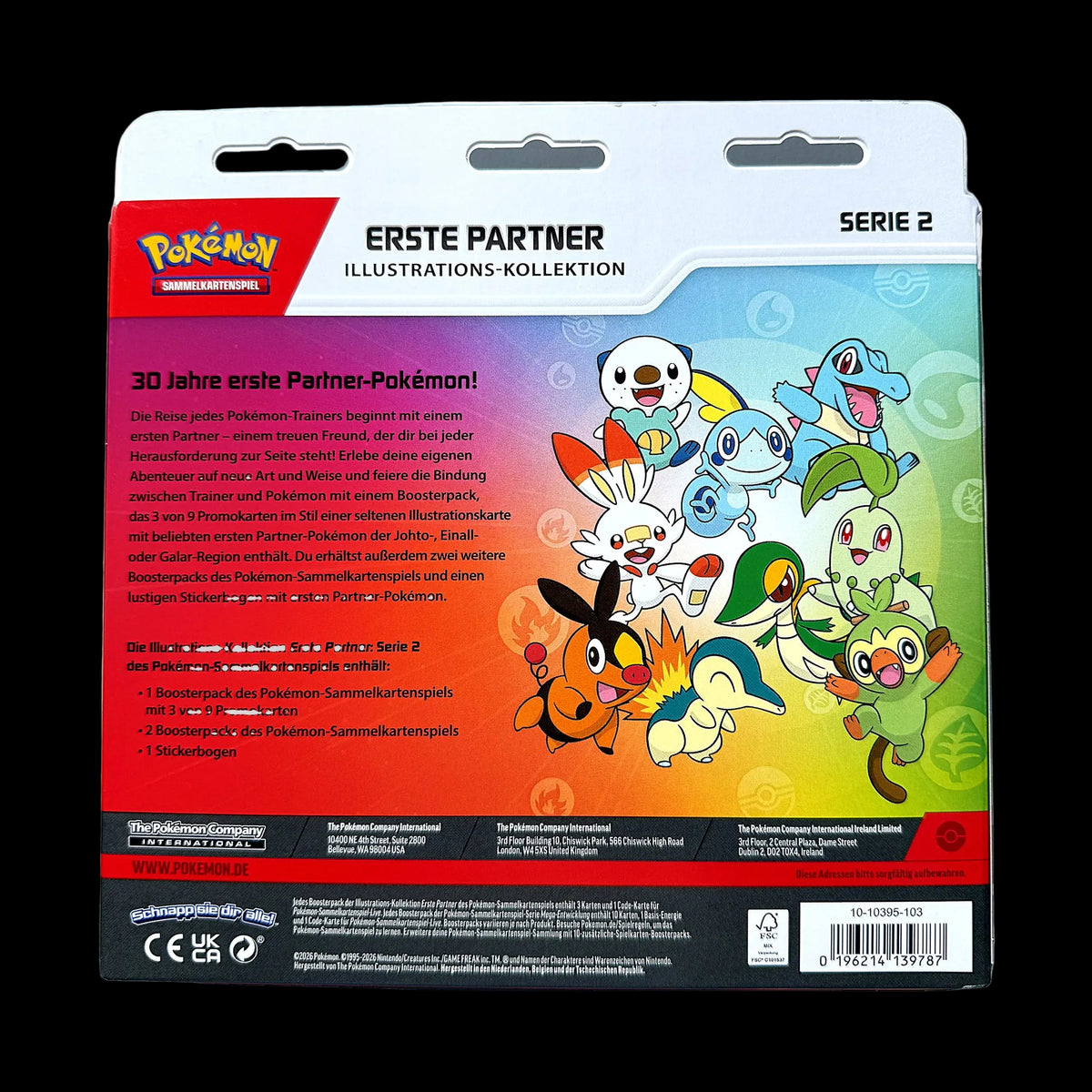 Pokémon Erste-Partner Illustrations-Kollektion Serie 2 Deutsch