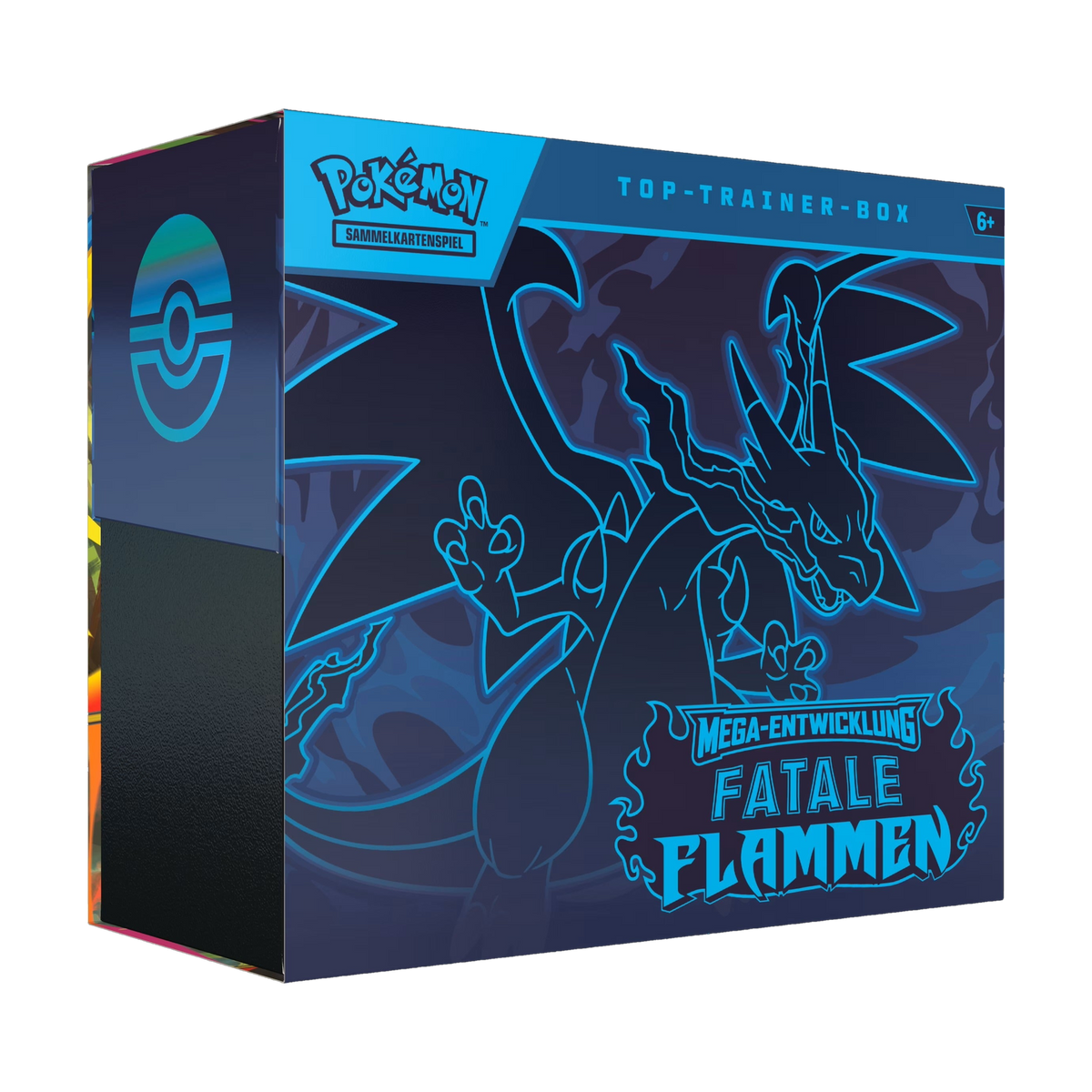 Pokémon-Sammelkartenspiel: Top-Trainer-Box Mega-Entwicklung – Fatale Flammen