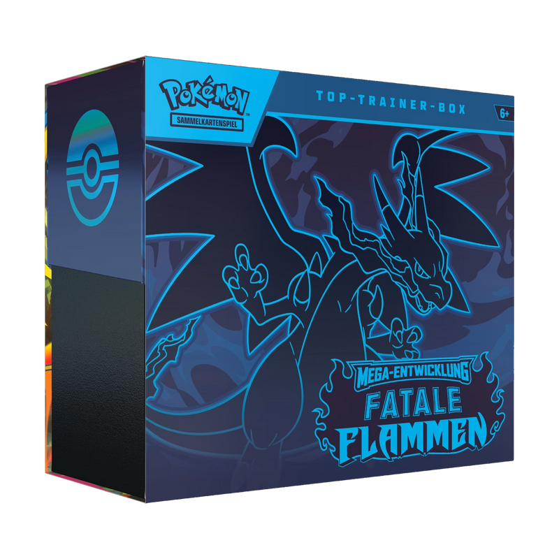 Pokémon-Sammelkartenspiel: Top-Trainer-Box Mega-Entwicklung – Fatale Flammen