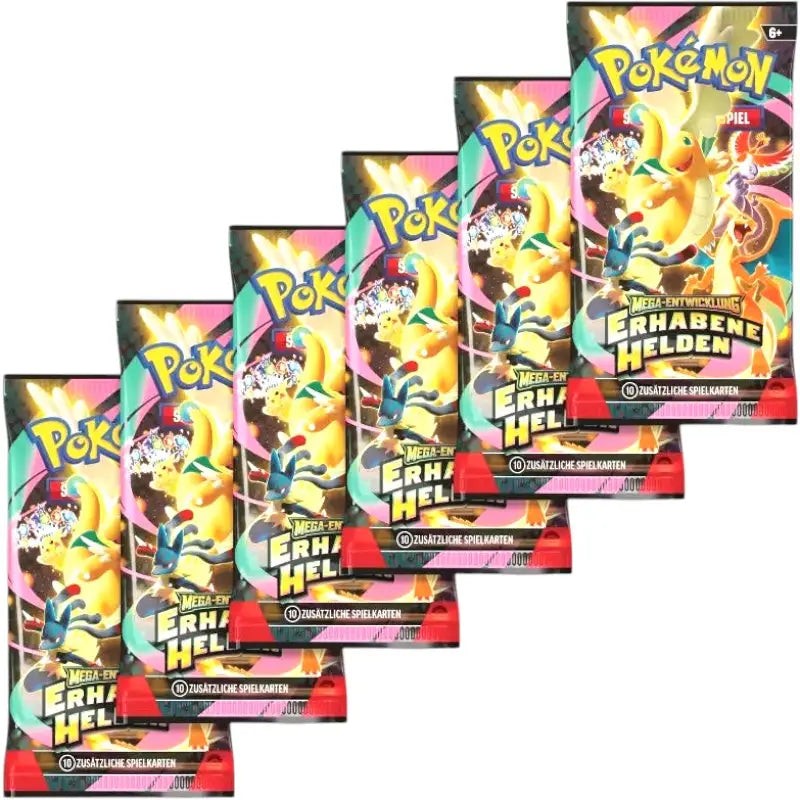 Pokémon Sammelkartenspiel: Mega-Entwicklung Erhabene Helden Boosterbundle